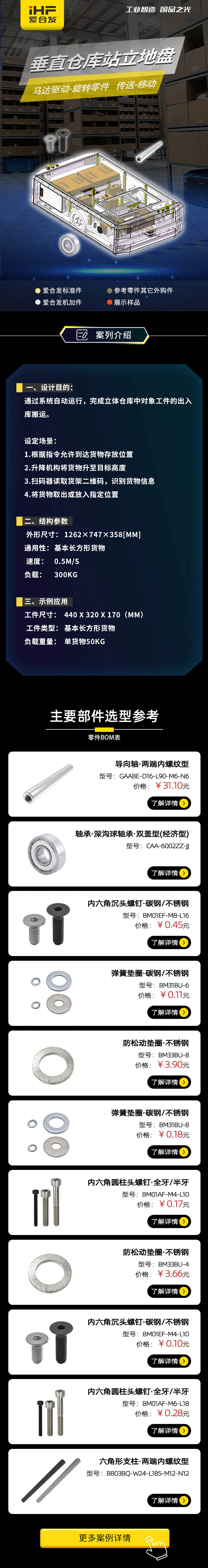 愛合發（fā）垂直倉（cāng）庫站立地盤案例介紹（shào）