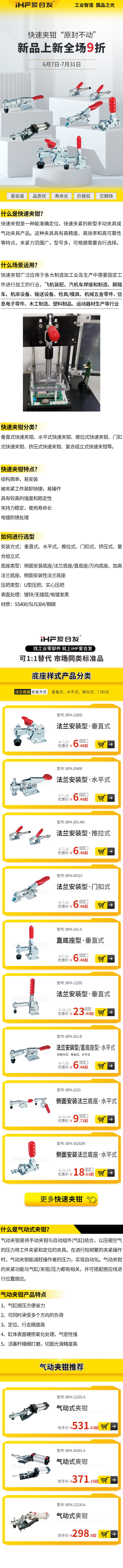「產品上新」愛合發快速夾鉗什麽場景應（yīng）用？